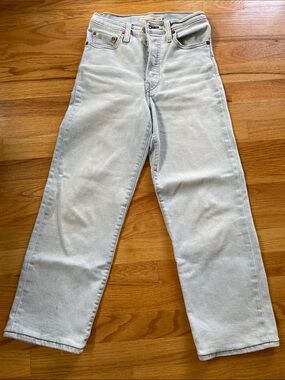 Levi's Pale Blue Straight Leg Jeans